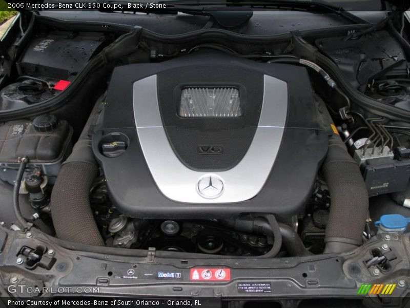 Black / Stone 2006 Mercedes-Benz CLK 350 Coupe