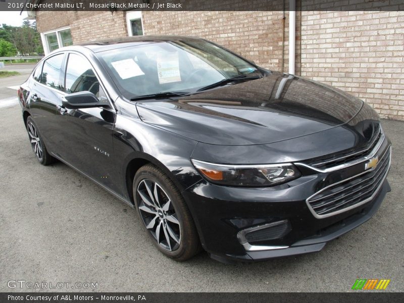 Mosaic Black Metallic / Jet Black 2016 Chevrolet Malibu LT