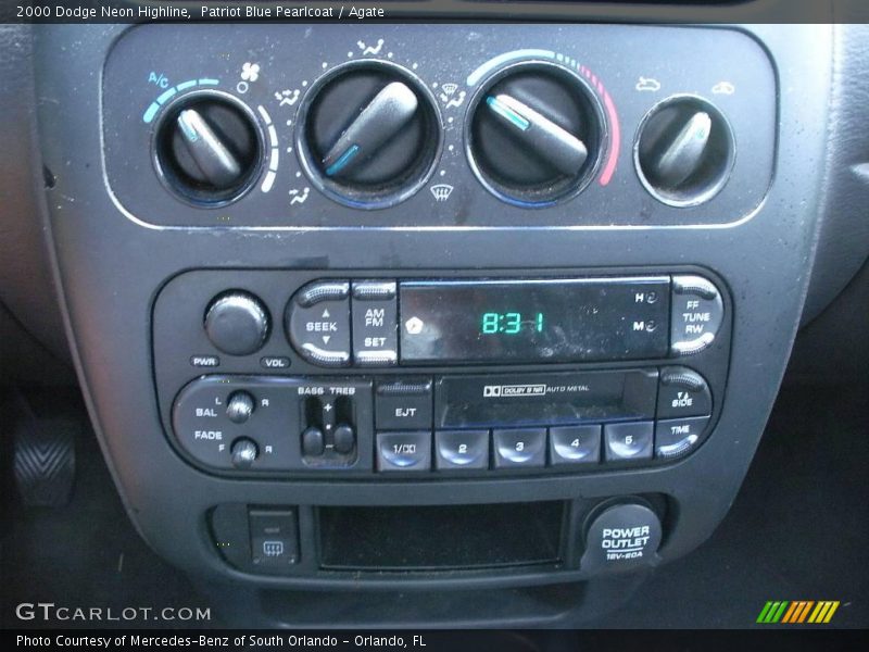 Patriot Blue Pearlcoat / Agate 2000 Dodge Neon Highline