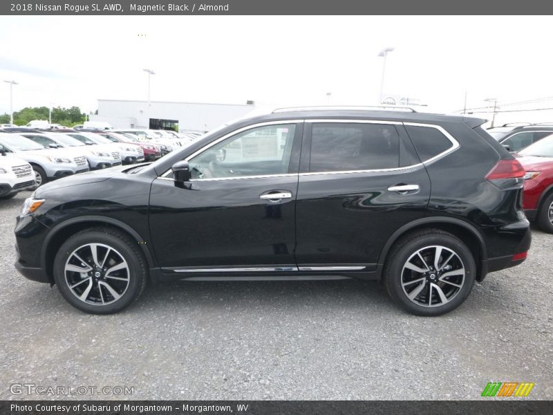 Magnetic Black / Almond 2018 Nissan Rogue SL AWD