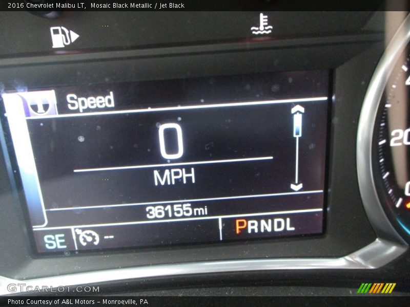 Mosaic Black Metallic / Jet Black 2016 Chevrolet Malibu LT