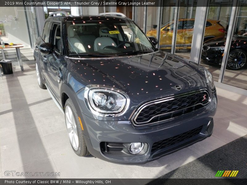 Thunder Grey / Satellite Gray Lounge Leather 2019 Mini Countryman Cooper S All4