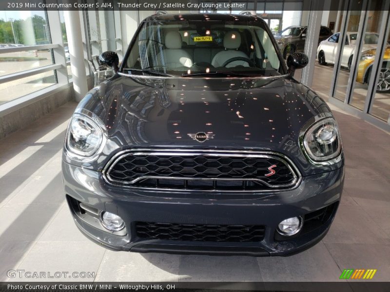 Thunder Grey / Satellite Gray Lounge Leather 2019 Mini Countryman Cooper S All4