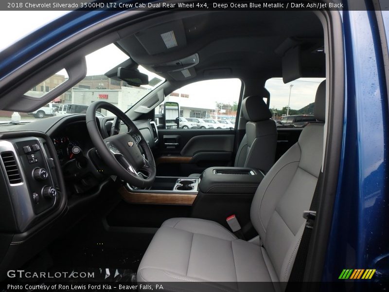 Deep Ocean Blue Metallic / Dark Ash/Jet Black 2018 Chevrolet Silverado 3500HD LTZ Crew Cab Dual Rear Wheel 4x4