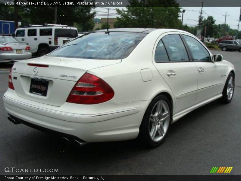 Alabaster White / Charcoal 2006 Mercedes-Benz E 55 AMG Sedan