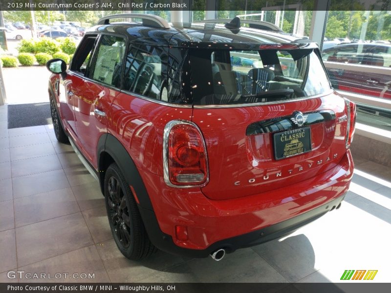 Chili Red / Carbon Black 2019 Mini Countryman Cooper S All4