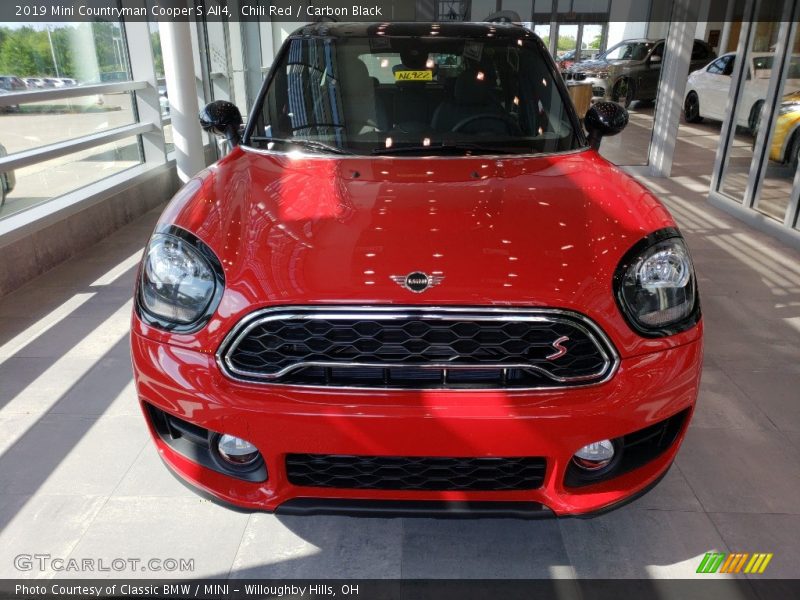Chili Red / Carbon Black 2019 Mini Countryman Cooper S All4