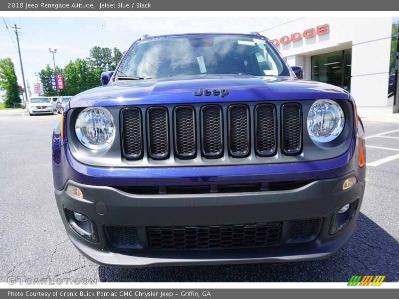 Jetset Blue / Black 2018 Jeep Renegade Altitude