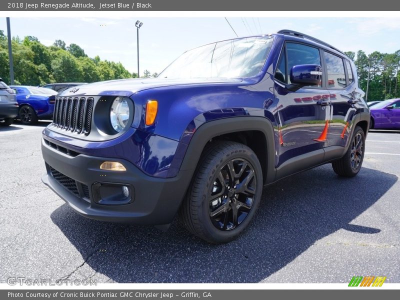 Jetset Blue / Black 2018 Jeep Renegade Altitude