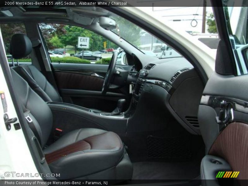 Alabaster White / Charcoal 2006 Mercedes-Benz E 55 AMG Sedan