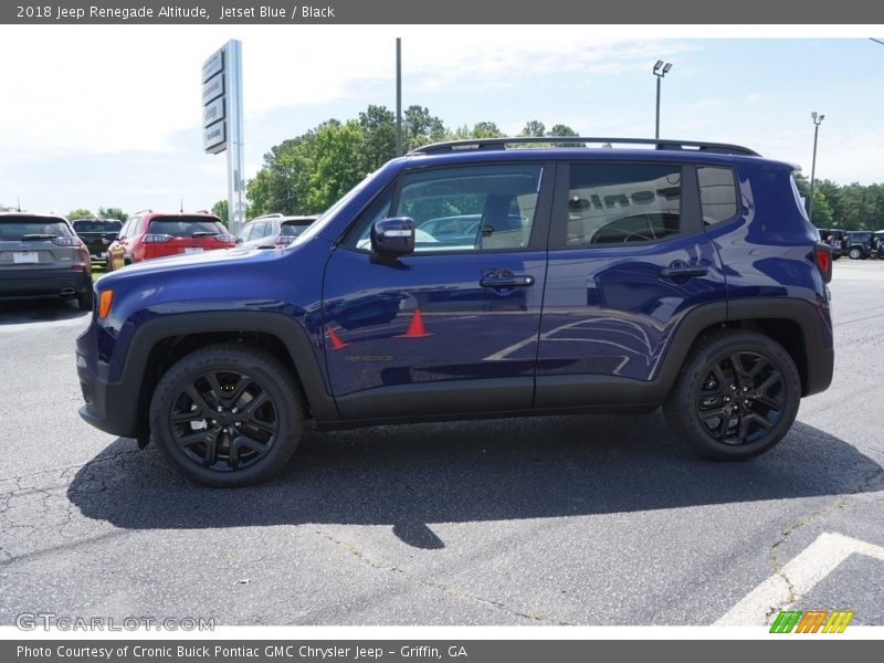 Jetset Blue / Black 2018 Jeep Renegade Altitude