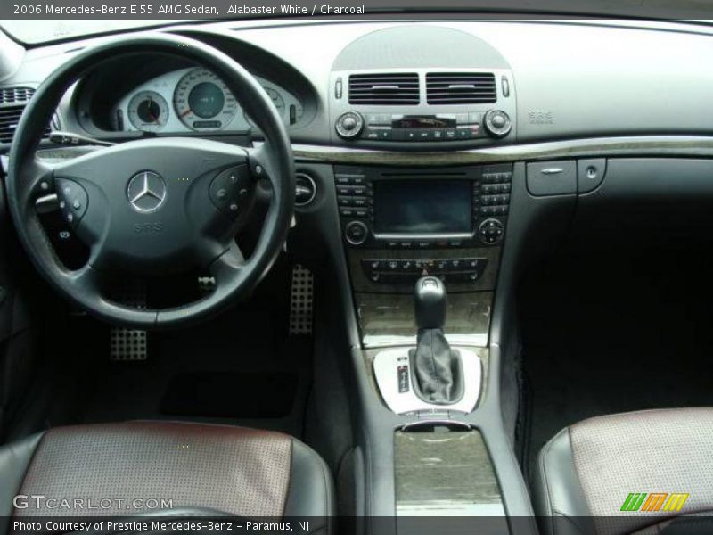 Alabaster White / Charcoal 2006 Mercedes-Benz E 55 AMG Sedan