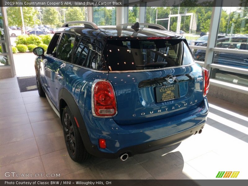 Island Blue / Carbon Black 2019 Mini Countryman Cooper S All4