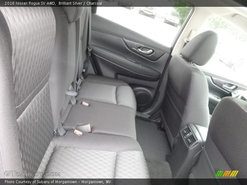 Brilliant Silver / Charcoal 2018 Nissan Rogue SV AWD