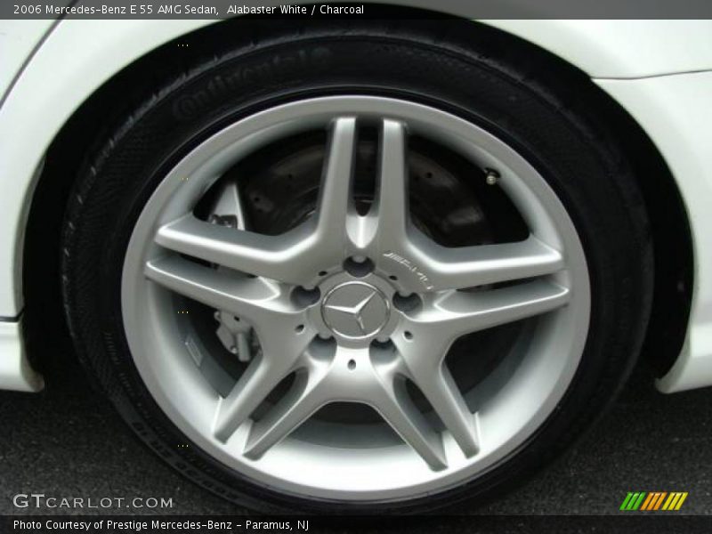 Alabaster White / Charcoal 2006 Mercedes-Benz E 55 AMG Sedan