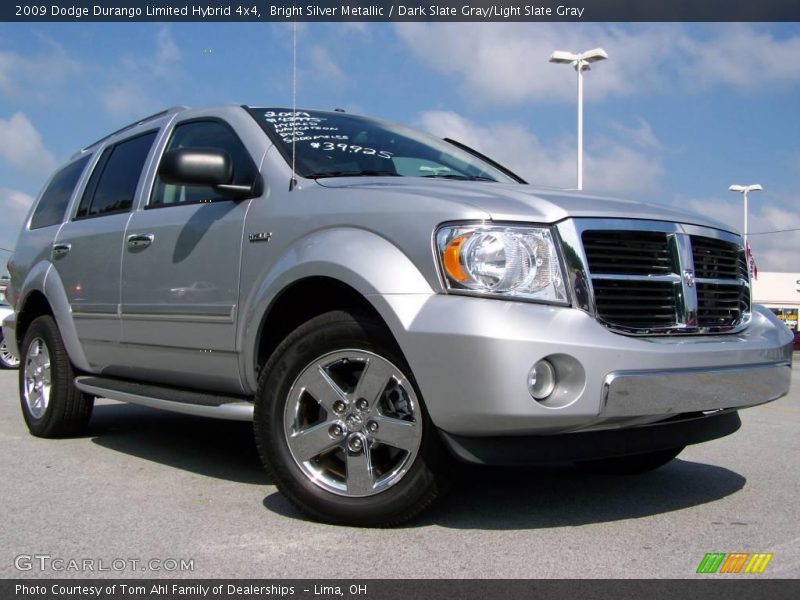 Bright Silver Metallic / Dark Slate Gray/Light Slate Gray 2009 Dodge Durango Limited Hybrid 4x4