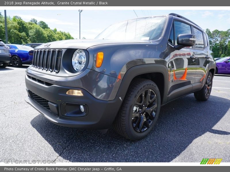 Granite Crystal Metallic / Black 2018 Jeep Renegade Altitude