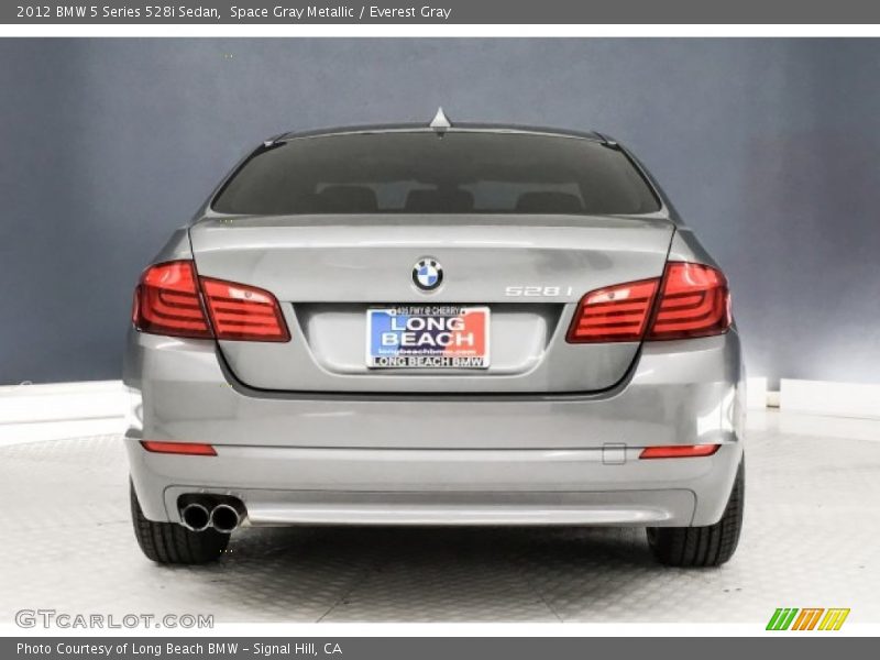 Space Gray Metallic / Everest Gray 2012 BMW 5 Series 528i Sedan