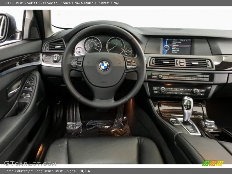 Space Gray Metallic / Everest Gray 2012 BMW 5 Series 528i Sedan