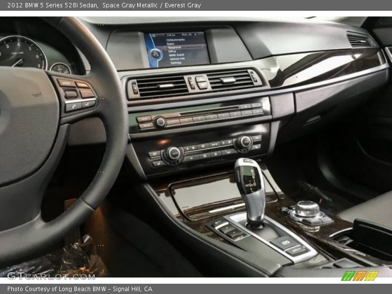 Space Gray Metallic / Everest Gray 2012 BMW 5 Series 528i Sedan