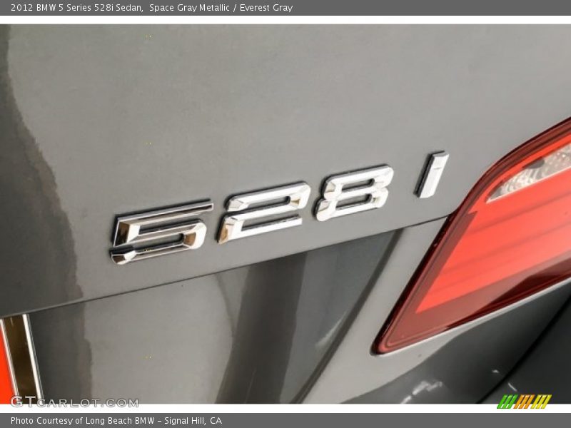 Space Gray Metallic / Everest Gray 2012 BMW 5 Series 528i Sedan
