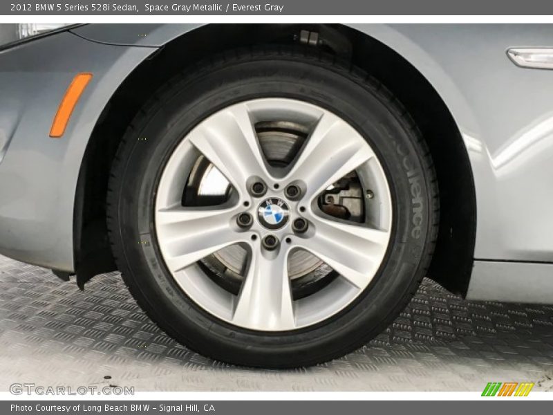 Space Gray Metallic / Everest Gray 2012 BMW 5 Series 528i Sedan