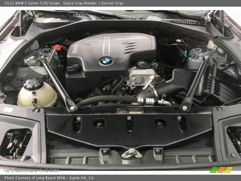 Space Gray Metallic / Everest Gray 2012 BMW 5 Series 528i Sedan