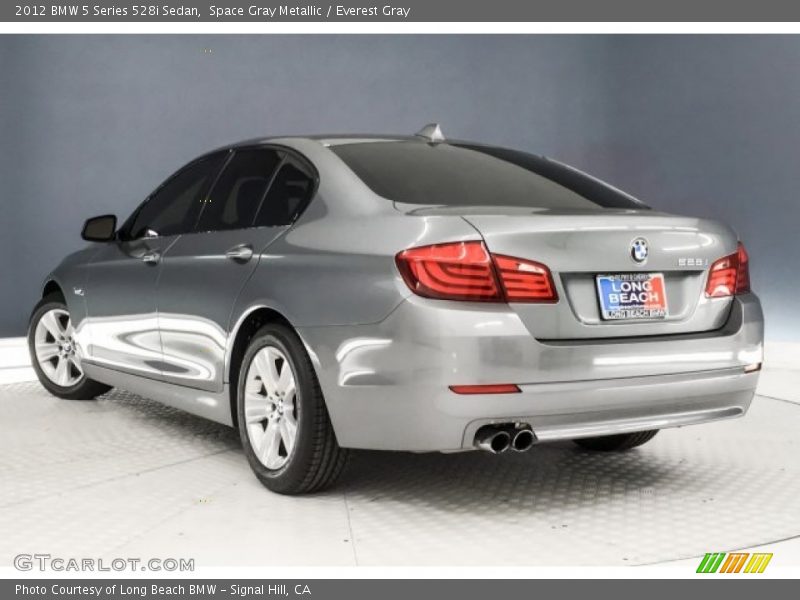Space Gray Metallic / Everest Gray 2012 BMW 5 Series 528i Sedan