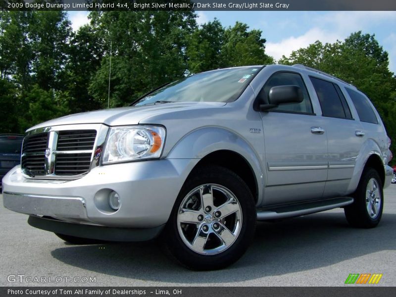 Bright Silver Metallic / Dark Slate Gray/Light Slate Gray 2009 Dodge Durango Limited Hybrid 4x4