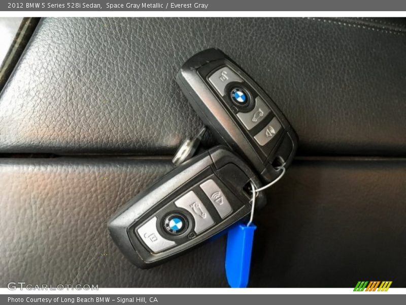 Space Gray Metallic / Everest Gray 2012 BMW 5 Series 528i Sedan