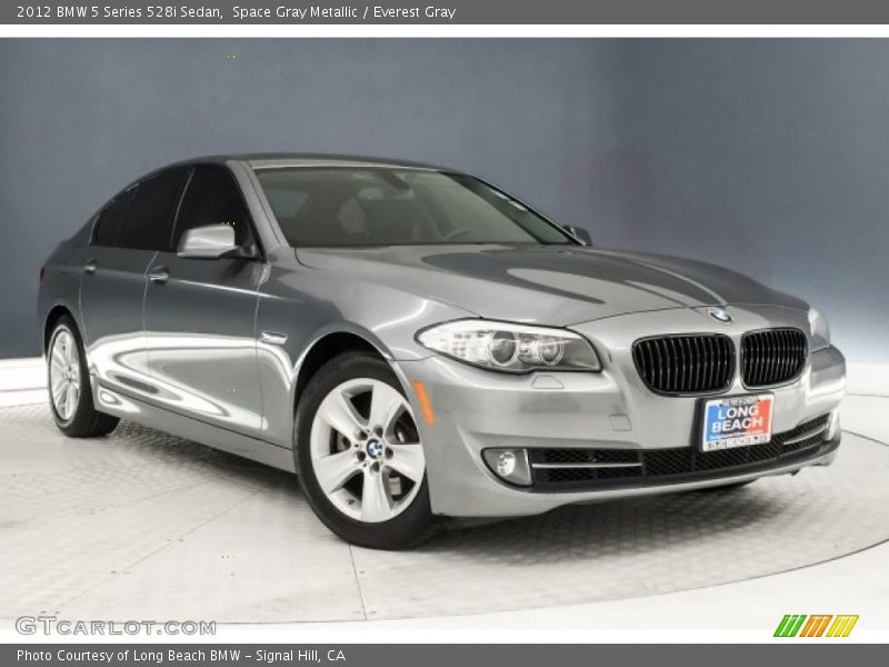 Space Gray Metallic / Everest Gray 2012 BMW 5 Series 528i Sedan