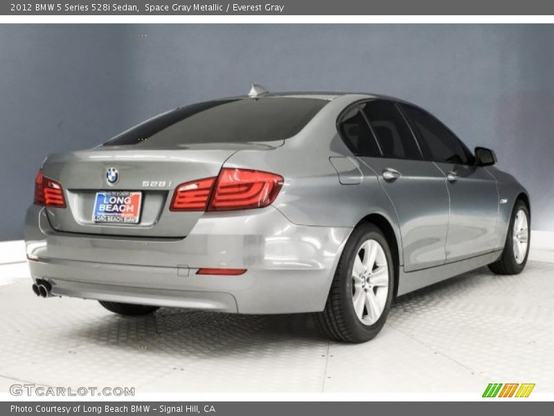 Space Gray Metallic / Everest Gray 2012 BMW 5 Series 528i Sedan