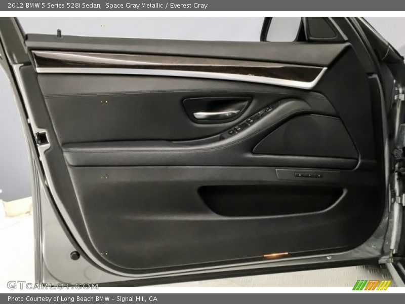 Space Gray Metallic / Everest Gray 2012 BMW 5 Series 528i Sedan