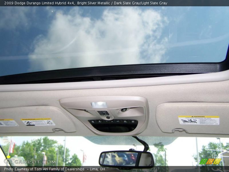 Bright Silver Metallic / Dark Slate Gray/Light Slate Gray 2009 Dodge Durango Limited Hybrid 4x4