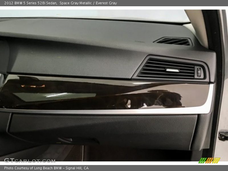 Space Gray Metallic / Everest Gray 2012 BMW 5 Series 528i Sedan