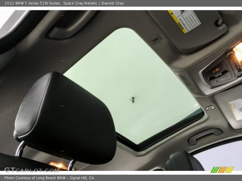 Space Gray Metallic / Everest Gray 2012 BMW 5 Series 528i Sedan