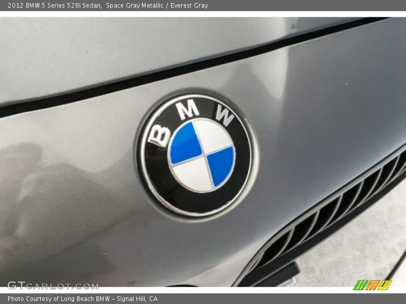 Space Gray Metallic / Everest Gray 2012 BMW 5 Series 528i Sedan
