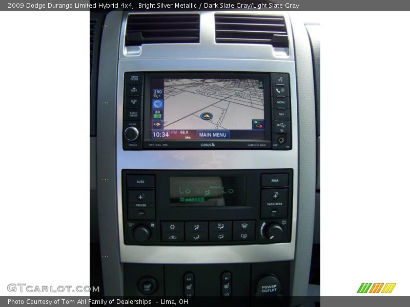 Bright Silver Metallic / Dark Slate Gray/Light Slate Gray 2009 Dodge Durango Limited Hybrid 4x4
