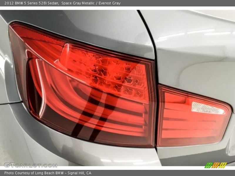 Space Gray Metallic / Everest Gray 2012 BMW 5 Series 528i Sedan