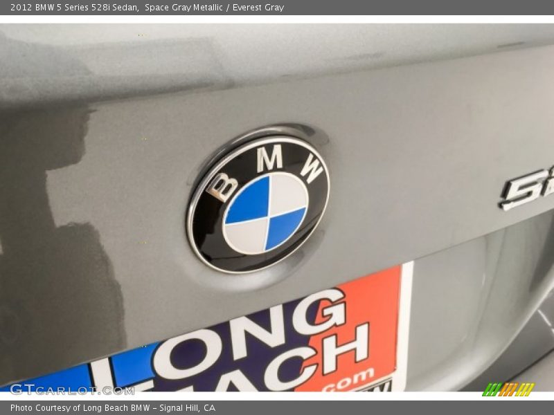 Space Gray Metallic / Everest Gray 2012 BMW 5 Series 528i Sedan