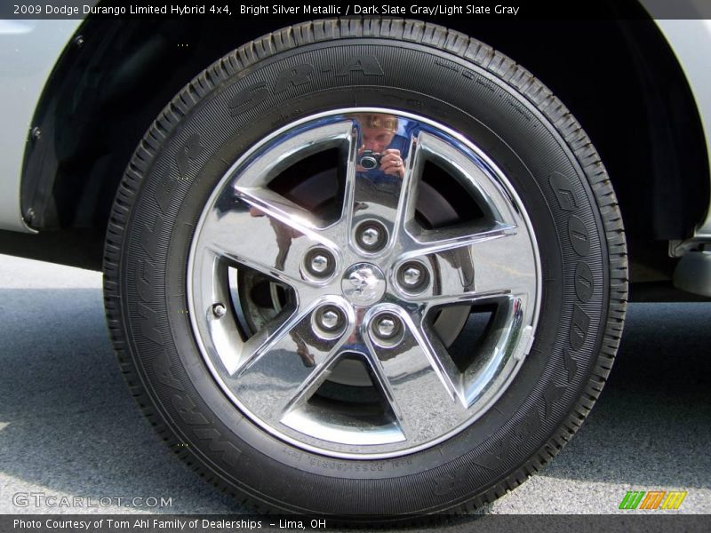 Bright Silver Metallic / Dark Slate Gray/Light Slate Gray 2009 Dodge Durango Limited Hybrid 4x4