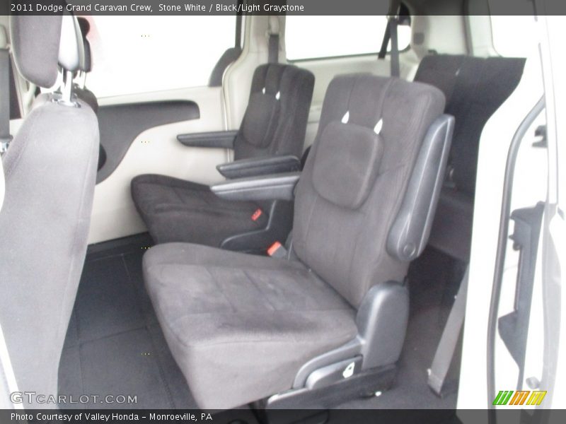 Stone White / Black/Light Graystone 2011 Dodge Grand Caravan Crew