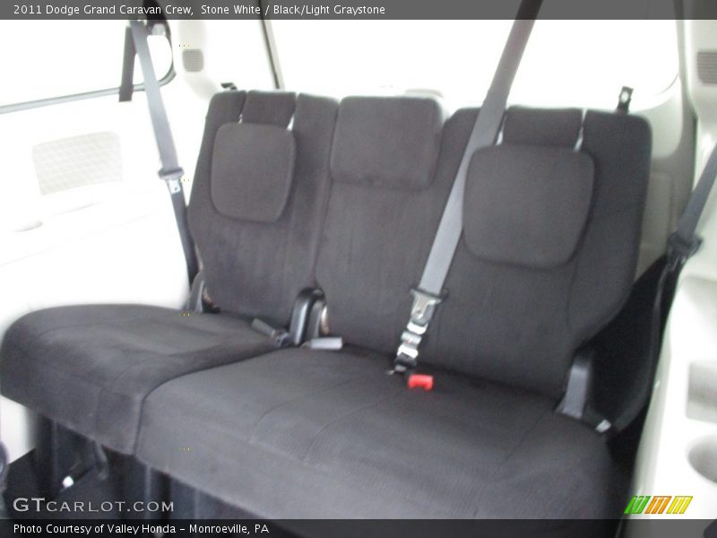 Stone White / Black/Light Graystone 2011 Dodge Grand Caravan Crew