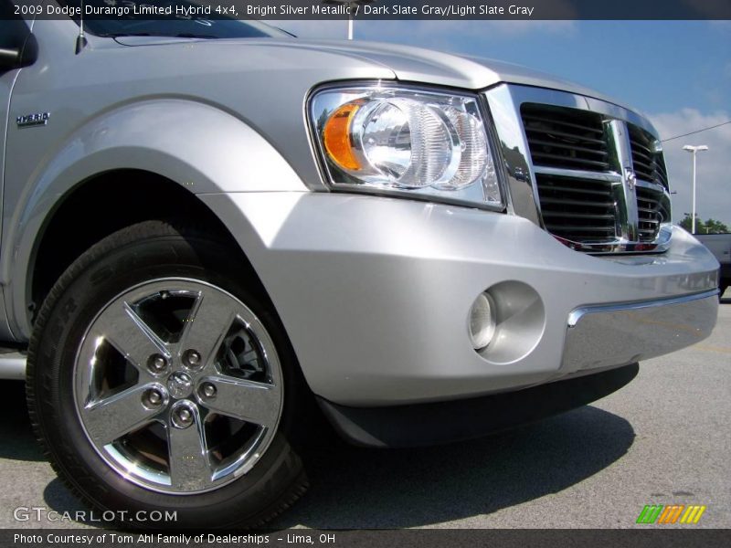 Bright Silver Metallic / Dark Slate Gray/Light Slate Gray 2009 Dodge Durango Limited Hybrid 4x4