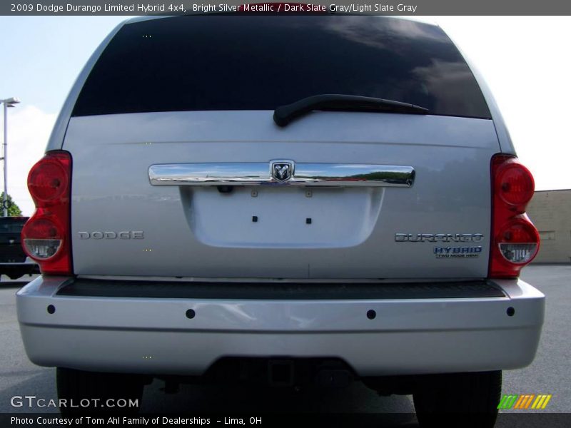 Bright Silver Metallic / Dark Slate Gray/Light Slate Gray 2009 Dodge Durango Limited Hybrid 4x4