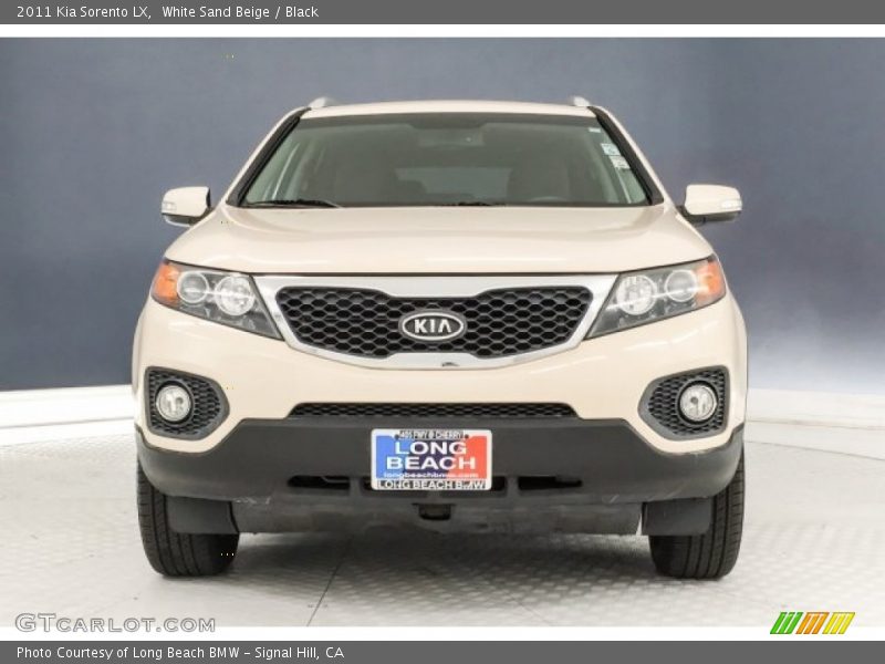 White Sand Beige / Black 2011 Kia Sorento LX