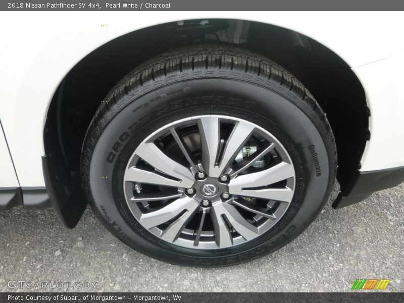 Pearl White / Charcoal 2018 Nissan Pathfinder SV 4x4