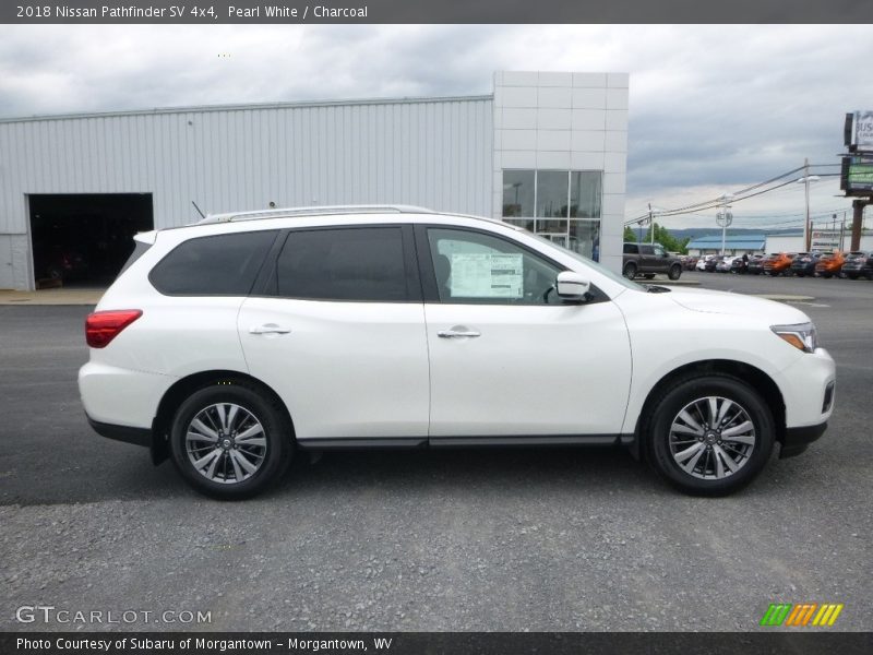 Pearl White / Charcoal 2018 Nissan Pathfinder SV 4x4