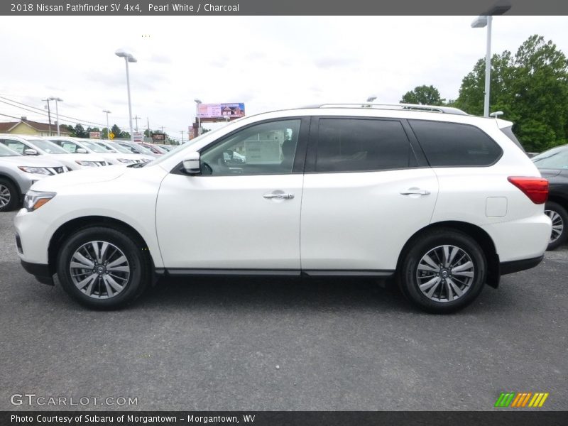 Pearl White / Charcoal 2018 Nissan Pathfinder SV 4x4