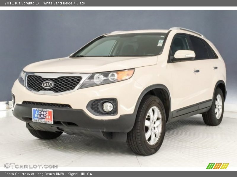 White Sand Beige / Black 2011 Kia Sorento LX